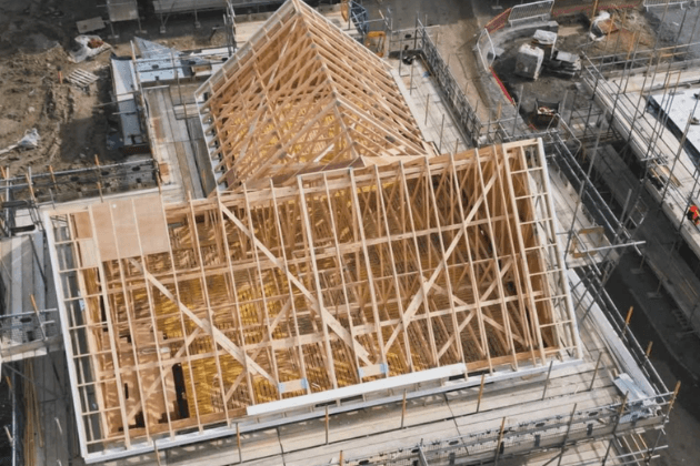 Timber Frame Erection